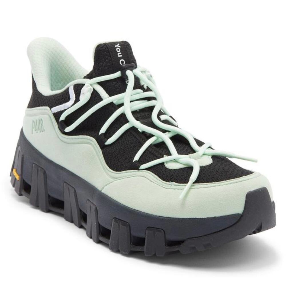 New! P448 Monalea Sneaker Mint Green Black Vibram Sole EU 40 Women's 9